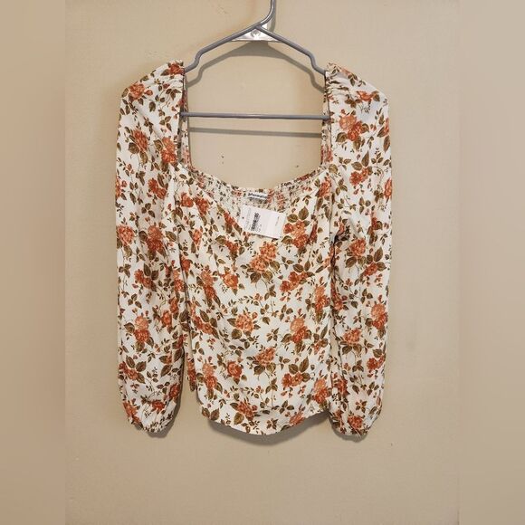 NWT Reformation Reign Top in Foliage Size 12 - Picture 3 of 10